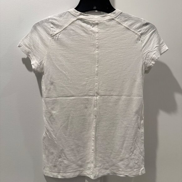 NEW Banana Republic S Cozy Slub Tee White Crewneck Tshirt Short Sleeve Small Top - Picture 8 of 13